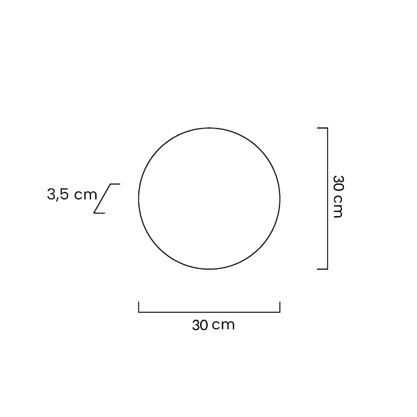 Lampa ścienna SHADOW SUN 30 złota - Moosee